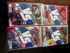 Avengers vs. X-Men #1-4 Limited Series Comic Book Bundle (2012)